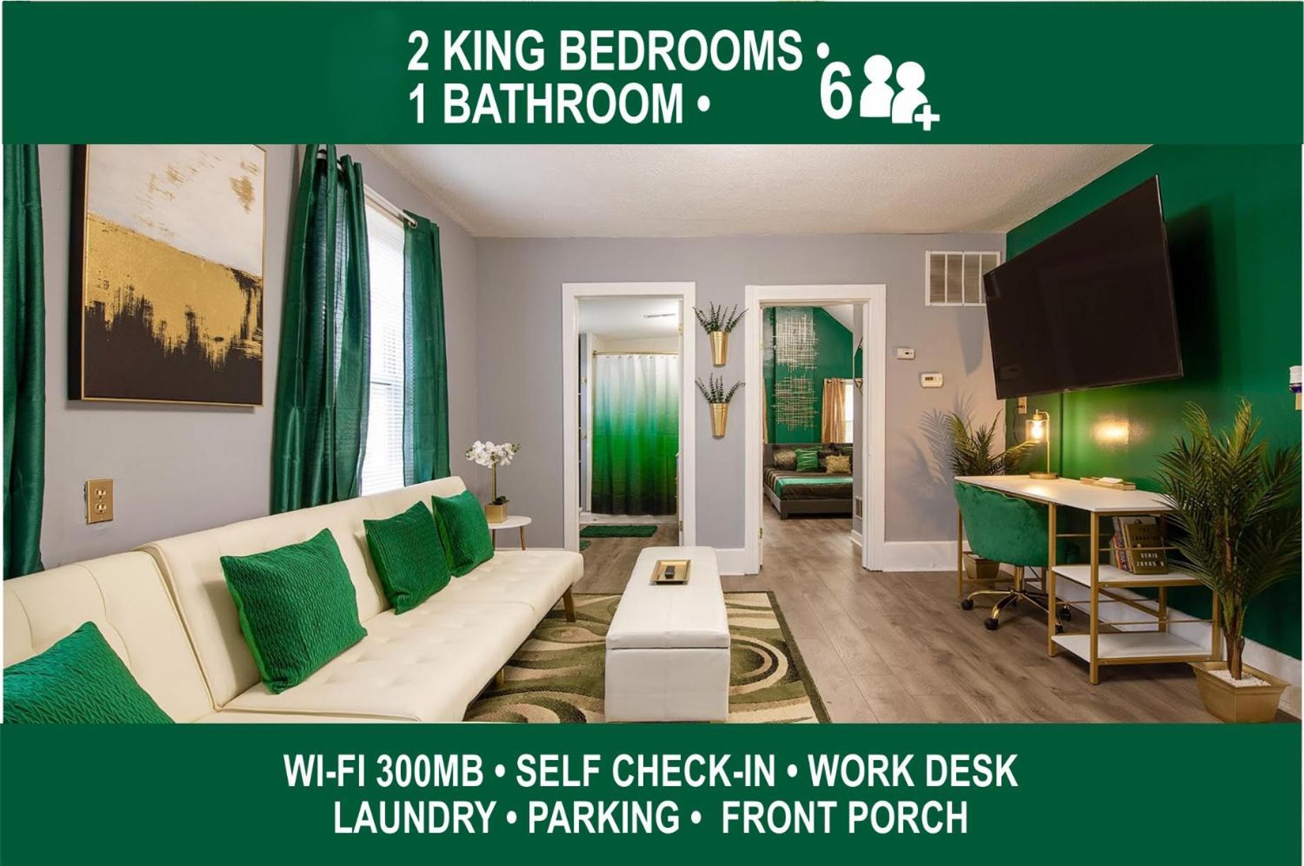 The Tremont Emerald - By Christmas Story House - Historic Charm & Modern Comfort Near Downtown With Parking, 300Mb Wifi & Self Check-In 克里夫兰 外观 照片